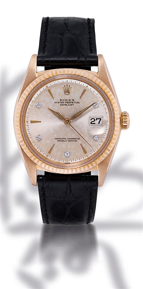 rolex 1601 pink gold|Rolex datejust 1601 price.